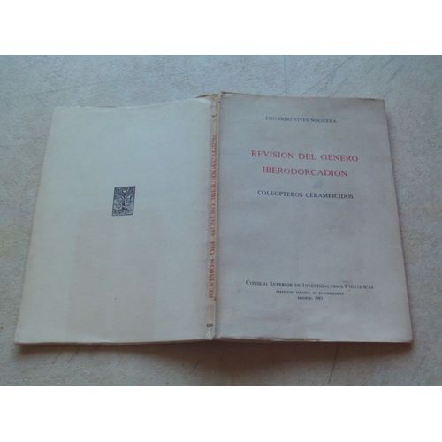 Revision Del Genero Iberodorcadion. Coleopteros Cerambicidos. Edition De 1983. ..