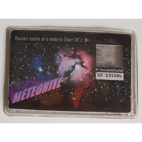 Poussière De Météorite Gibeon Src 2