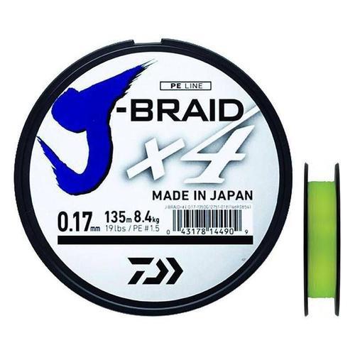 Tresse Daiwa Jbraid 135m