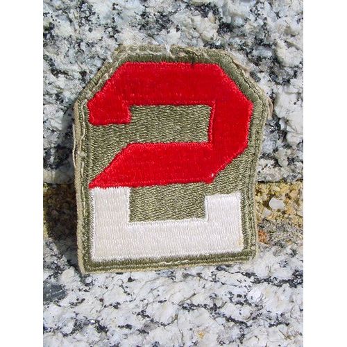 Militaria Us Ww2 Patch D'epaule Authentique