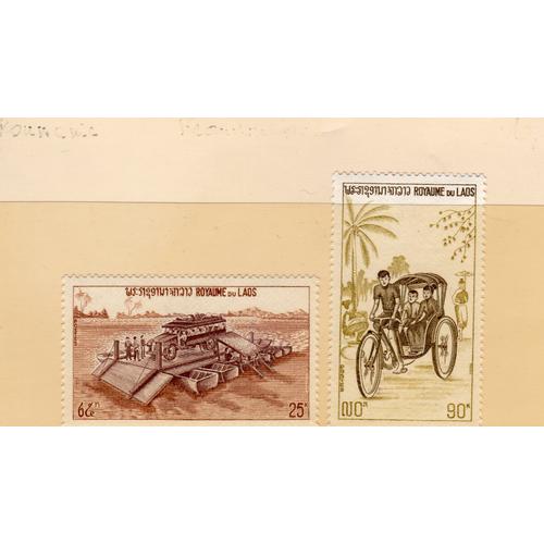 Timbres-Poste Du Laos (Transports)