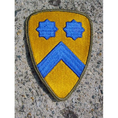 Militaria Us Ww2 Patch Authentique 2rd Cavalery Division