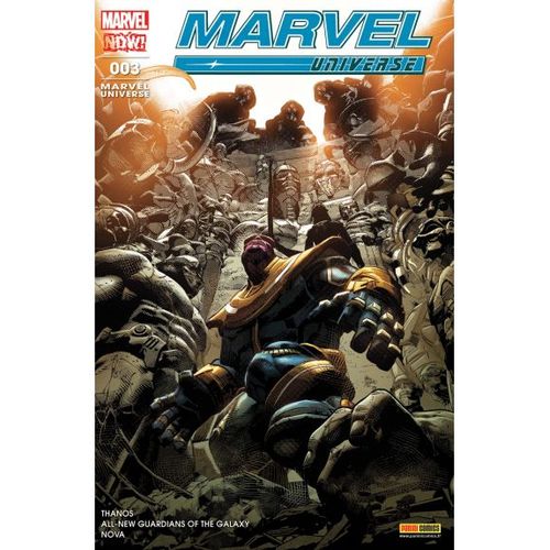 " Les Catacombes Des Dieux " : ( Thanos - All-New Guardians Of The Galaxy - Nova ) : Marvel Universe # 003 ( N° 3 )