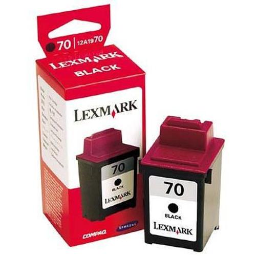 Lexmark N°70 12A19 70 - Cartouche d'Encre - 1 x Noire