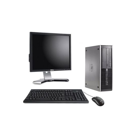 HP Elite 8300 SFF + Ecran 19'' - Intel G870 / 3.10 GHz - RAM 4 Go - HDD 2To - DVD - GigaBit Ethernet - Windows 10 Professionnel