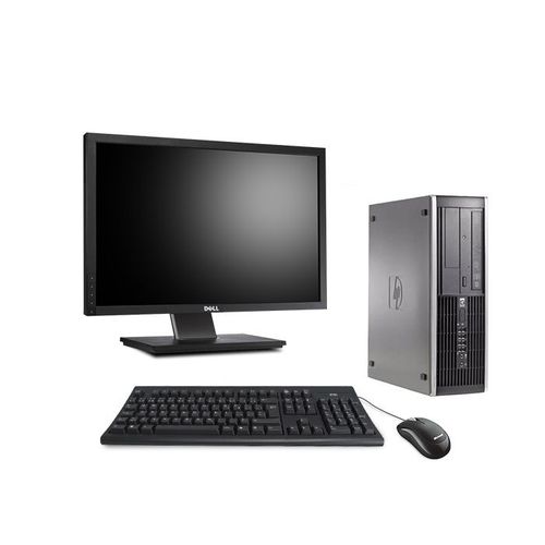 HP Elite 8300 SFF + Ecran 22'' - Intel G870 / 3.10 GHz - RAM 8 Go - HDD 2To - DVD - GigaBit Ethernet - Windows 10 Professionnel