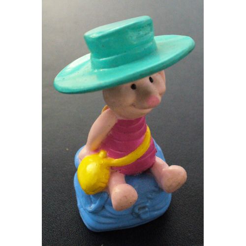 Figurine Bouchon Porcinet Assis - Série Winnie L'ourson (2000)
