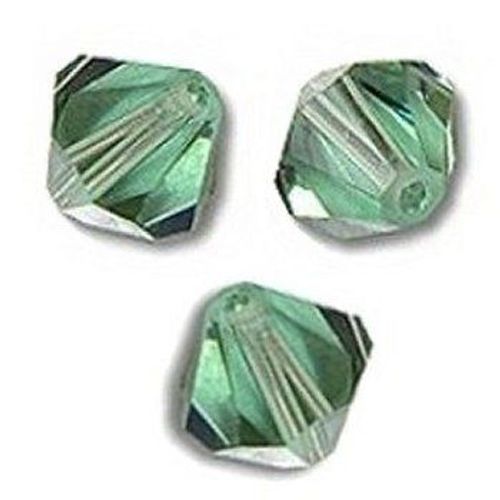 50 Perles Toupies 4mm Cristal Swarovski Erinite Xilion