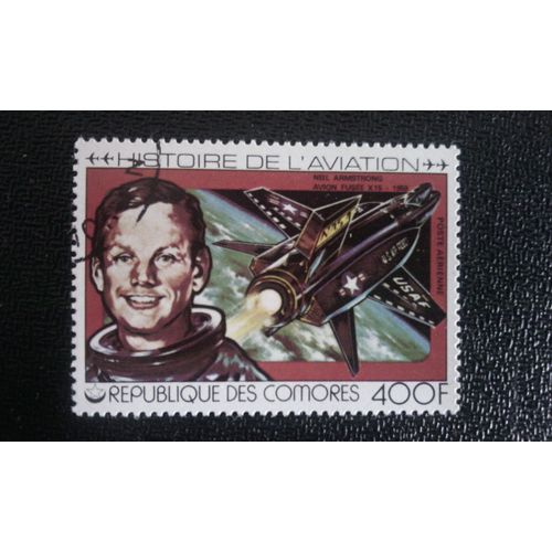 Timbre Comores ( Yt ) 1978 Neil Armstrong