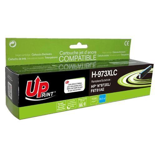UPrint H-973XLC - 86 ml - cyan - compatible - remanufacturé - cartouche d'encre - pour HP PageWide Managed MFP P57750, P55250; PageWide Pro 452, 477