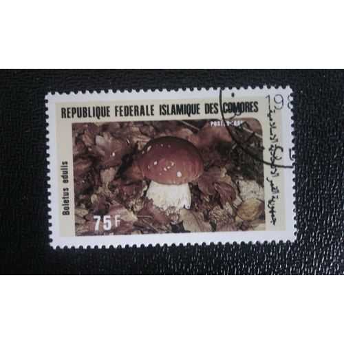 Timbre Comores ( Mi 762 ) 1985 Séries: Champignon (Boletus Edulis)