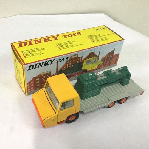 Dinky Toys 569p (2) - Berliet Stradair Porte Outils Jaune, 1:43-Dinky Toys