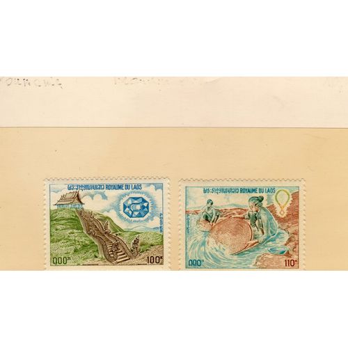 Timbres-Poste Du Laos (Richesses Minières)