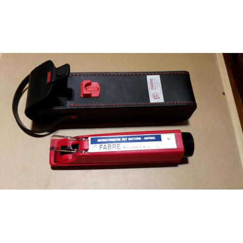 Réfractomètre de glycol portable Antigel de voiture 1-1.4 Batterie Acide  Moteur Liquide De Refroidissement Testeur Outil Fluide Réfractomètre Testeur  Atc