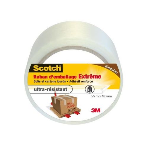 3M SCOTCH Ruban adhesif d'emballage extreme - 25 m x 48 mm