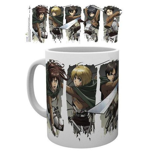 Attack On Titan Season 2 Mug Character Montage