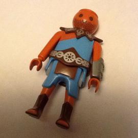 Playmobil Lot2 Personnage Maron Et Bleu