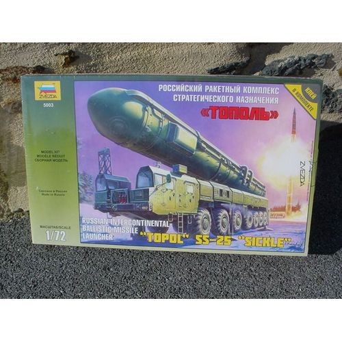 Maquette Militaire Russe 1/72 Lanceur De Missile Intercontinental "Topol"-Zvezda-Zvezda