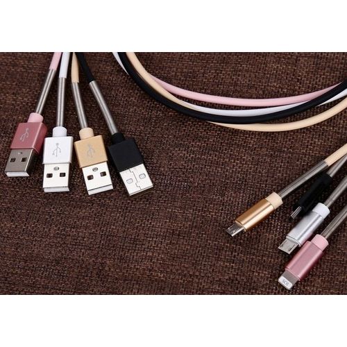 Cable Micro-usb resort argent