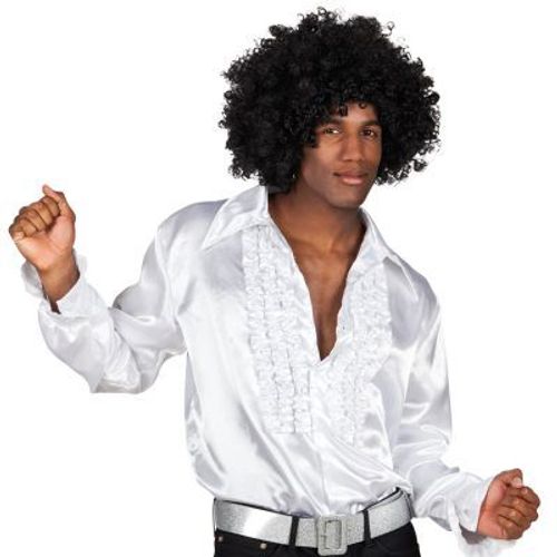 Chemise Disco Blanche Homme Medium