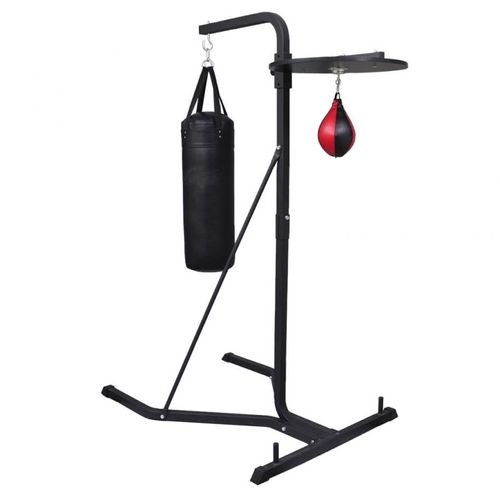 Support Boxe Avec Sac De Frappe Et Poire Sport Fitness Musculation Helloshop26 0702013