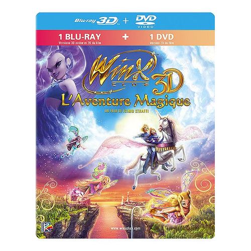 Winx Club 3d, L'aventure Magique - Combo Blu-Ray 3d + Dvd