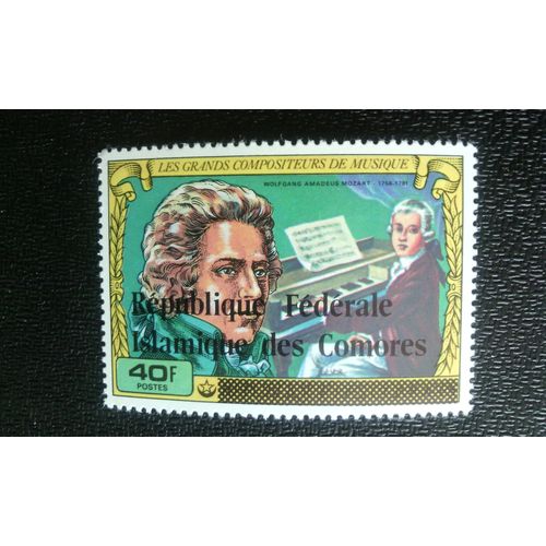 Timbre Comores ( Yt 213 ) 1978 W.A. Mozart