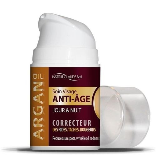 Argan Oil Anti-Age À L'huile D'argan Correcteur Des Rides, Taches Et Rougeurs 