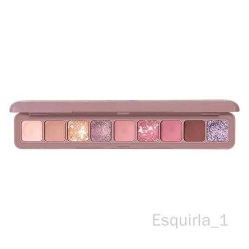 2 Palette De Maquillage Pour Les Yeux De 9 Couleurs, Palette De Fard Aupières Mat , , Maquillage Pour Ombres - C 