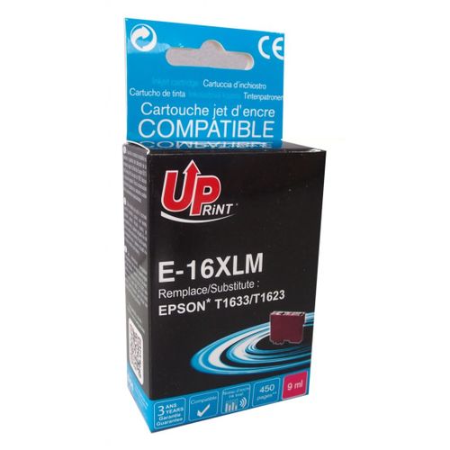 Uprint E-16XLM - 9ML (Remplace Epson*T1633/T1623) Magenta
