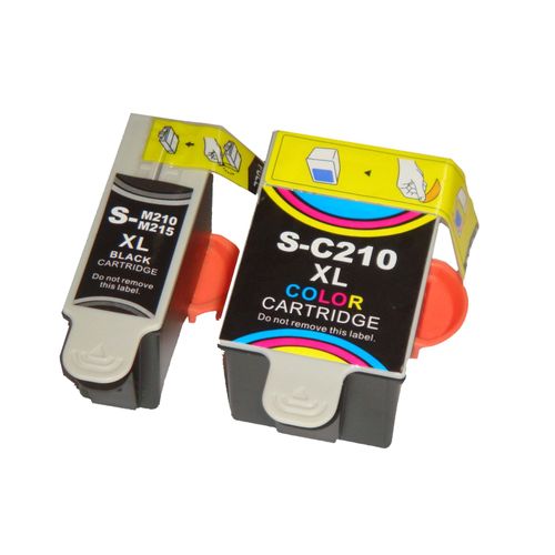 SET recharges de cartouches d'encre pour SAMSUNG INK-M210, INK-M215 black, INK-C210 Colour, 3-couleur