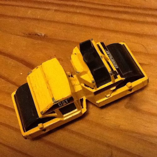 Matchbox Chantier Rouleau Macanique Jaune