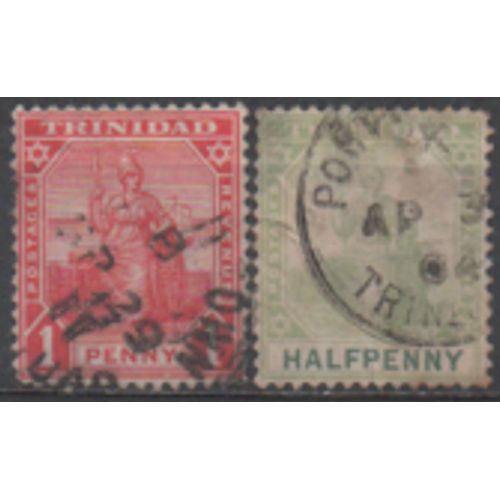 Trinidad & Tobago: Lot De 2 Timbres.