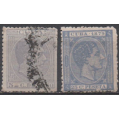 Cuba: Lot De 2 Timbres .