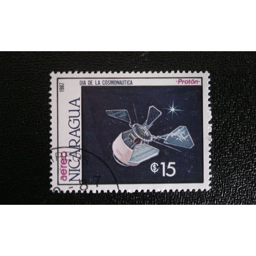 Timbre Nicaragua ( Yt Pa 1180 ) 1987 Proton