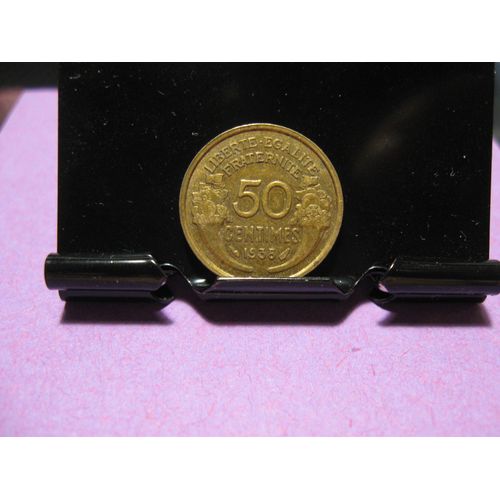 Pièce 50 Cts De Franc "Morlon" 1938