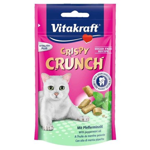 Bouchées Crispy Crunch À La Menthe Pour Chats - Vitakraft - 60g