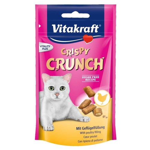 Bouchées Crispy Crunch Au Poulet Pour Chats - Vitakraft - 60g