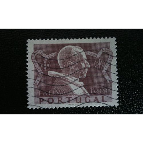 Timbre Portugal ( Yt 746 ) 1951 Clôture De L'année Sainte Pape Pie Xii