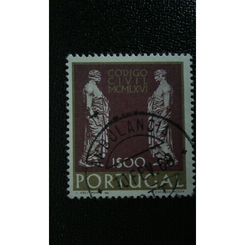 Timbre Portugal ( Yt 1014 ) 1967 Apparition Mariale De Fatima - 50ème Anniversaire