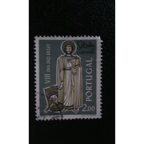 Timbre Portugal ( Yt 912 ) 1962 Saint Zénon De Vérone (300-371 Ou 380) Évêque Et Écrivain
