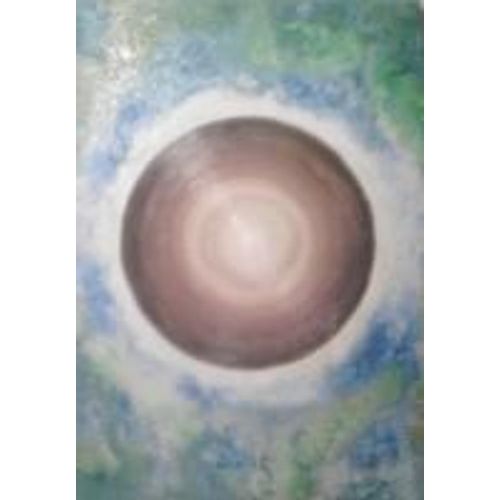 Peintre: Rose Mélicher. "La Terre Positif" Huile Sur Toile En Relief Et Vernie. Radionique Des Formes Et Couleurs. Correspondances Zodiacales Toutes