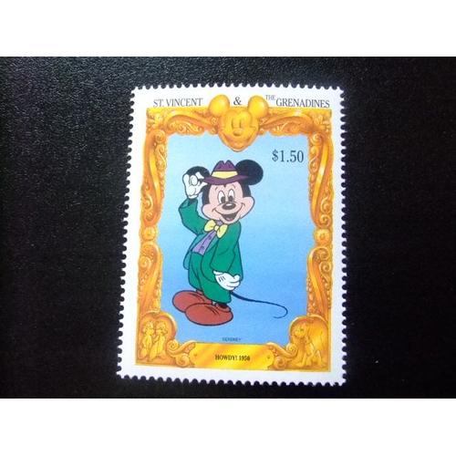 St. Vincent The Grenadines 1994 65 Aniversario De Mickey Howdy 1950 Yvert 2082 ** Mnh