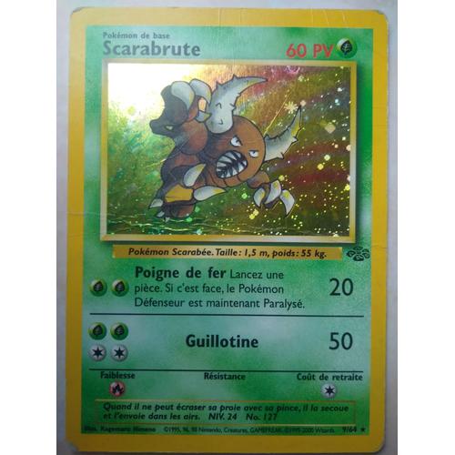Pokemon - Jungle - Scarabrute - 9/64 - 60pv - Rare/Holo