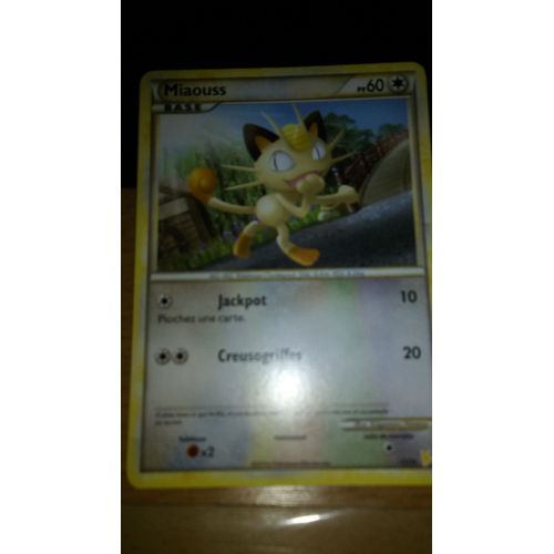 Carte Pokémon - Miaouss - 12/30 - Trainer Kit Hgss Raichu