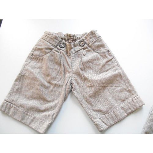 Short La Girls Coton 10 Ans Marron