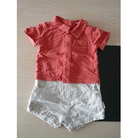 Combishort Taille 3 Mois Bebe Garcon Mode Enfant Rakuten