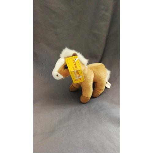 Peluche Cheval Marron Sonore Anna Club Plush