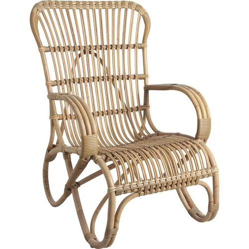 Fauteuil En Manau Naturel