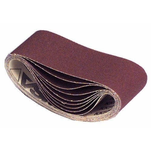 Abrasifs bandes courtes 75x457 mm toile rigide corindon KK 504 X-grain 40 VSM